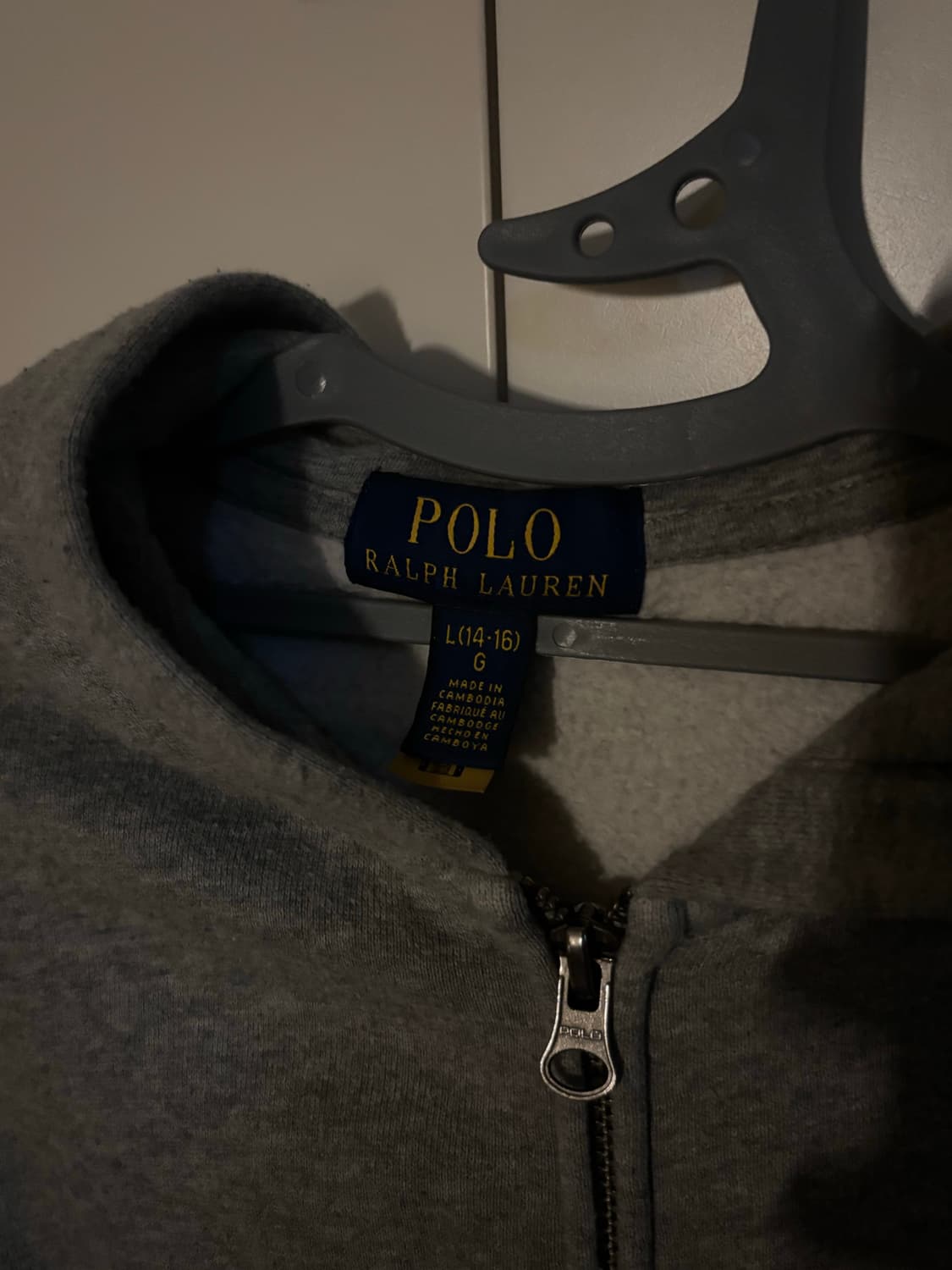 폴로 후드집업 여성L 상품이미지2