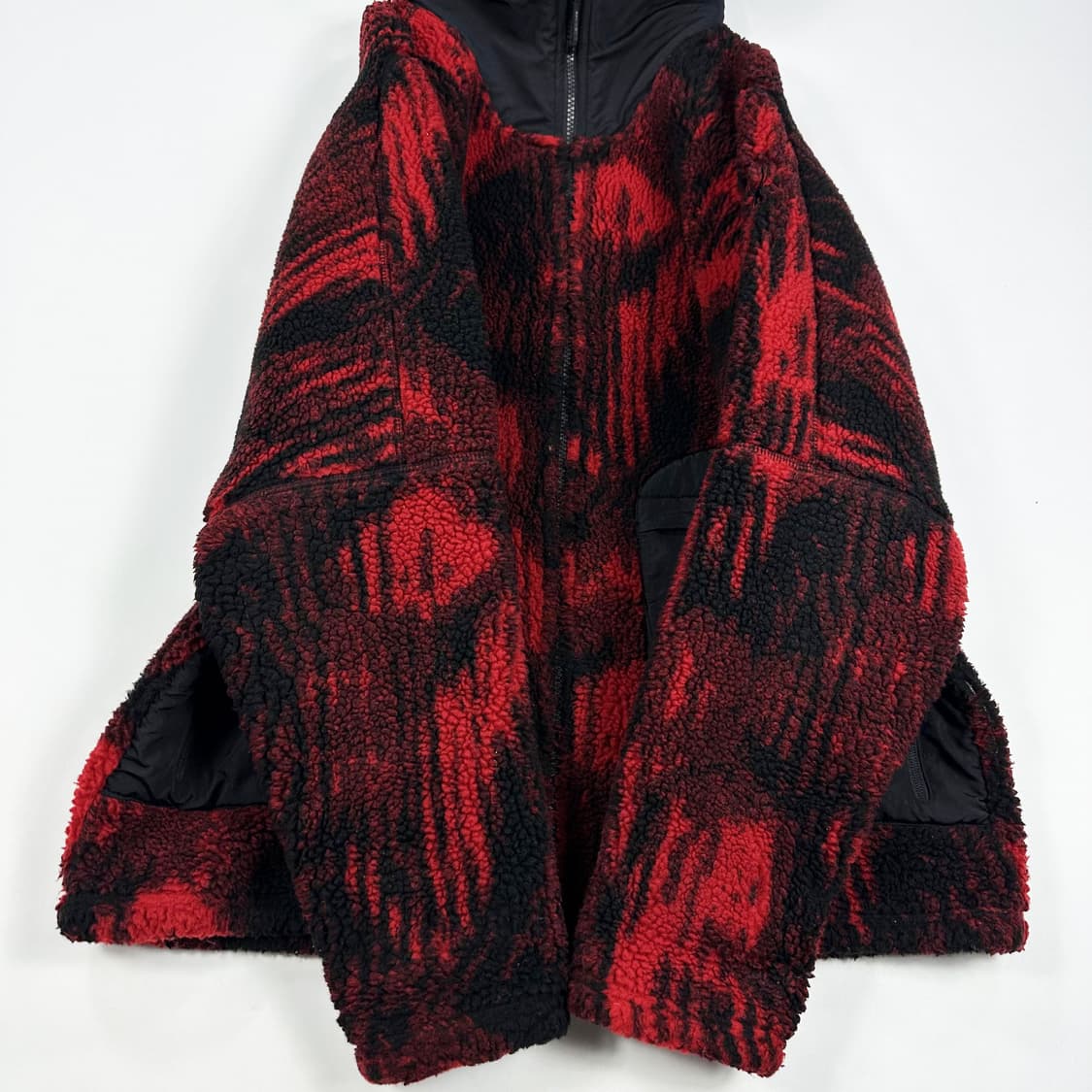 스파이더 풀오버 양털 후디 후리스 XL 상품이미지4