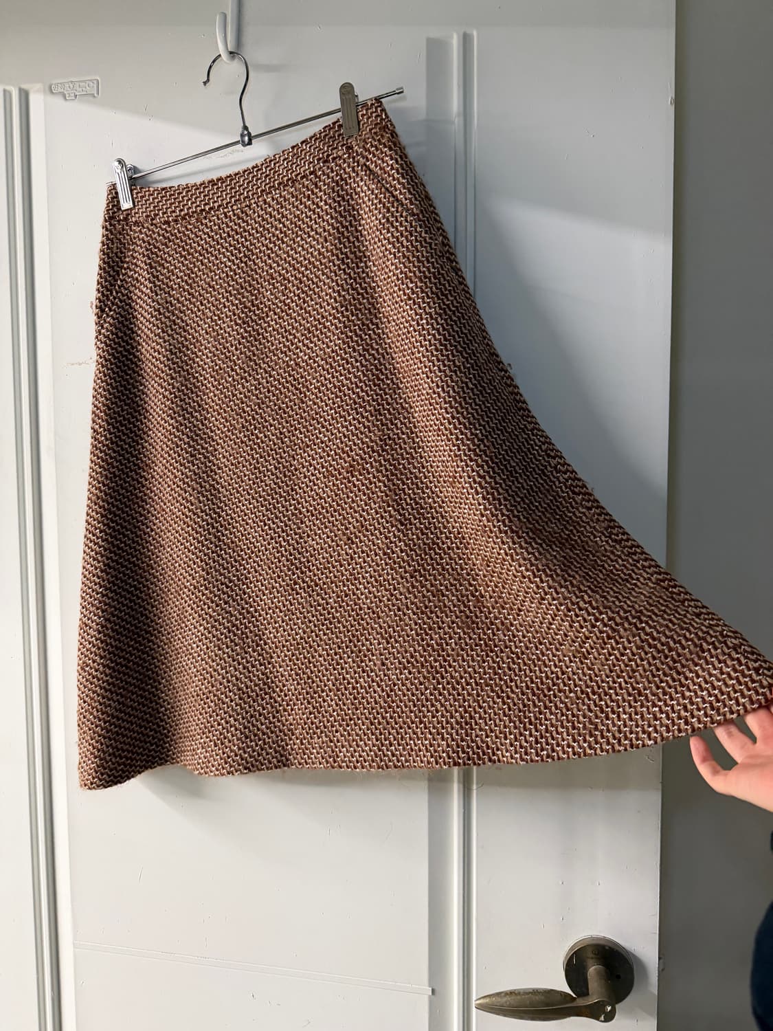 일본빈티지 브라운 울 미디스커트 상품이미지8