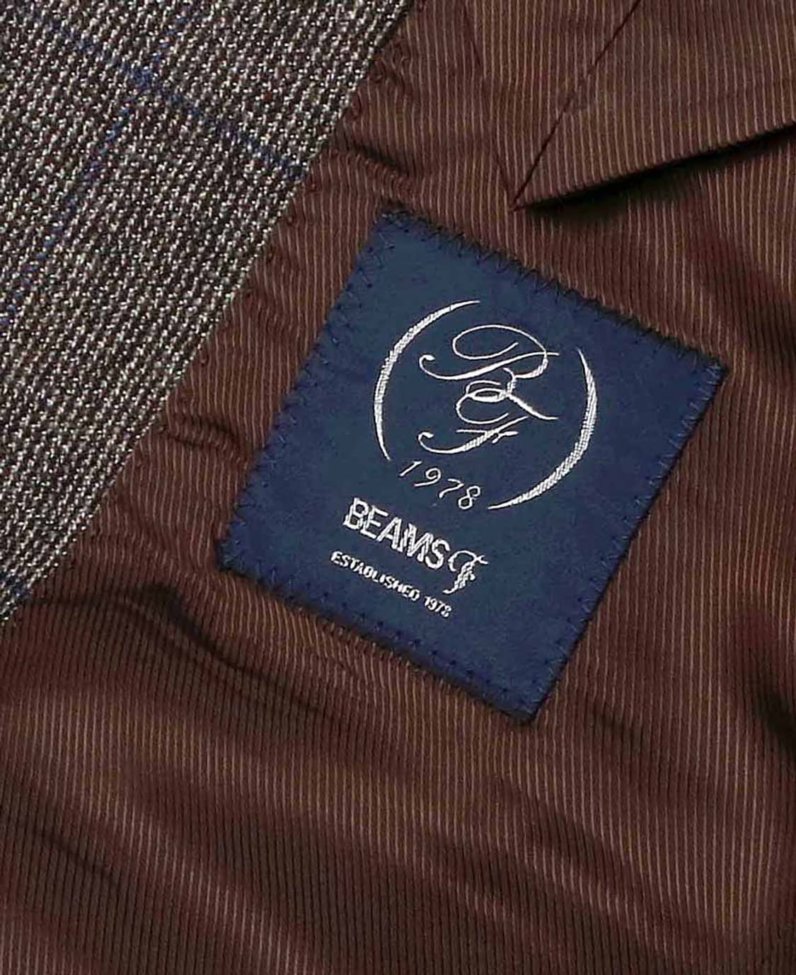 빔즈 에프 [Beams F] 울 체크 3포켓 클래식 수트 상품이미지6