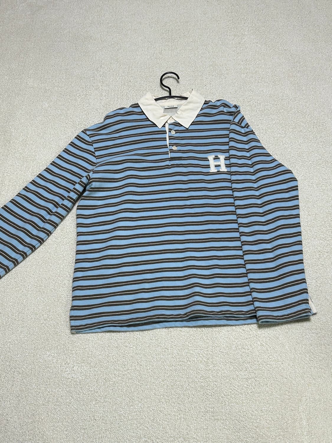 헤이그  haag 스트라이프 럭비티 상품이미지1