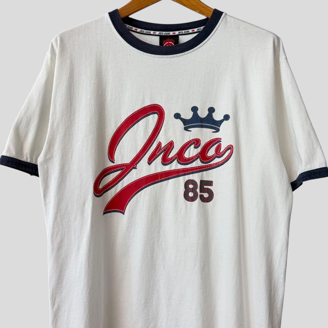 (L)90s JNCO 크라운 링거 반팔티셔츠 상품이미지2
