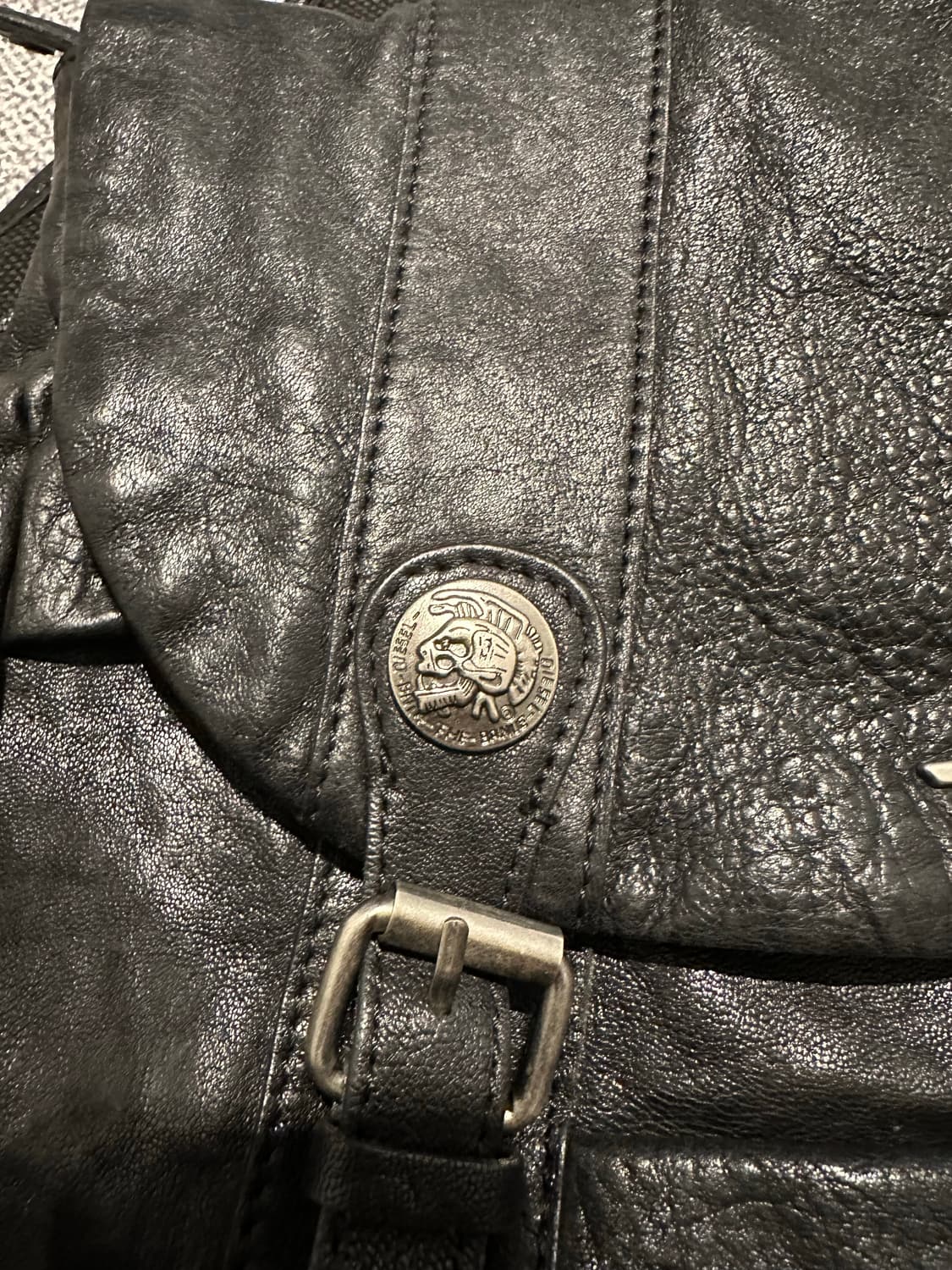 (희귀 매물) 디젤 레더 백팩  상품이미지10