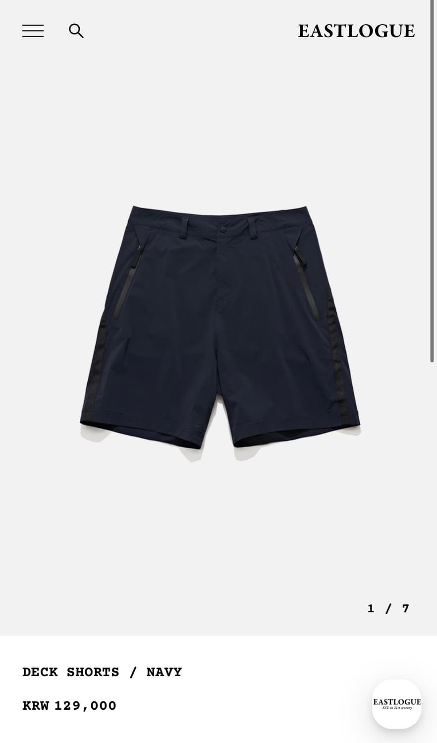 뉴발란스x이스트로그 3L 덱자켓 셋업 네이비 상품이미지4