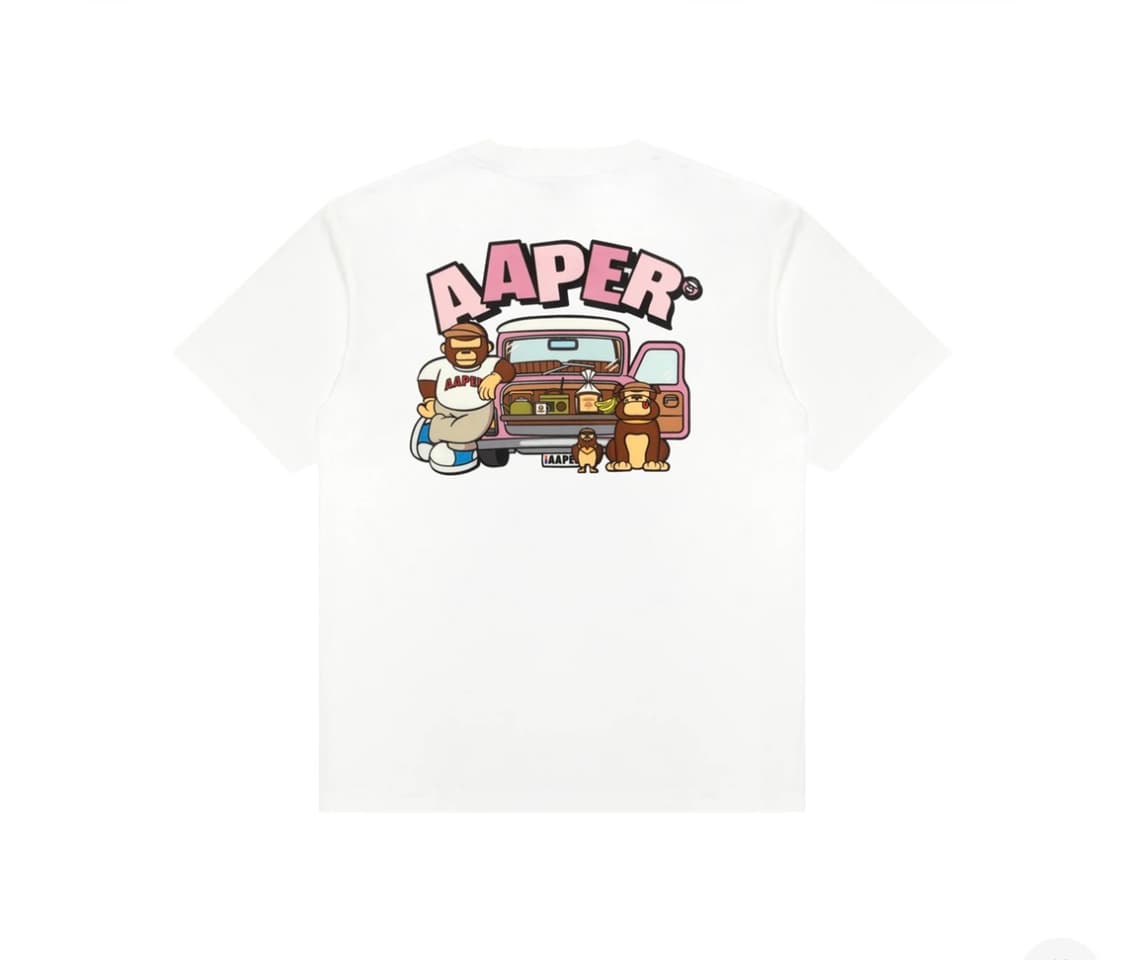 AAPE DRIVING AAPER 2 TEE 에이프 테마 에이퍼티 (M) 상품이미지1