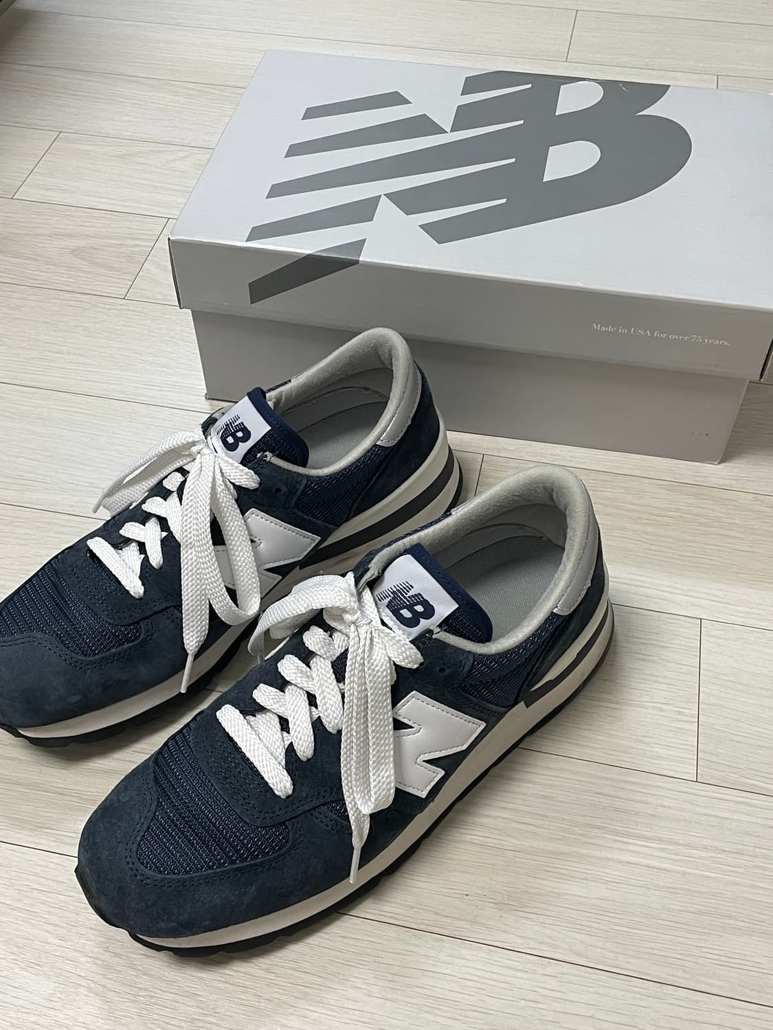 [270]뉴발란스 990v1 네이비 상품이미지2