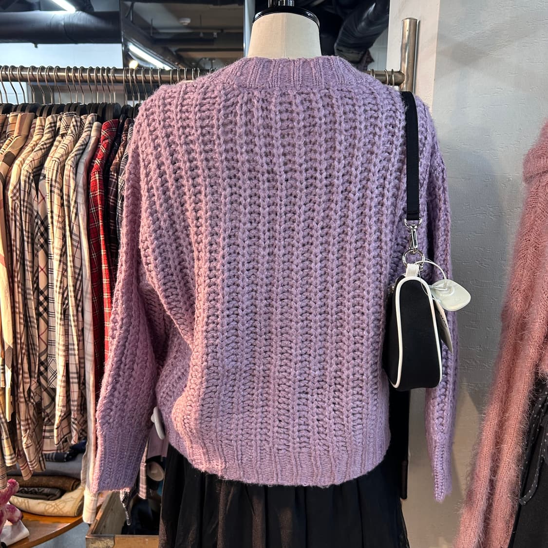 (1+1)Lovely Vintage Cardigan&Muffler Set 상품이미지4