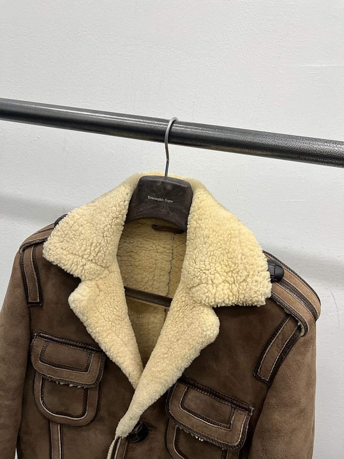 100) 디스퀘어드 4포켓 무스탕 자켓  상품이미지3