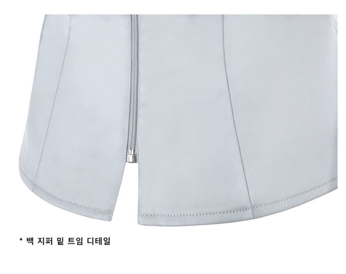 킴지수 테일러드 탑 라이트 그레이 상품이미지7