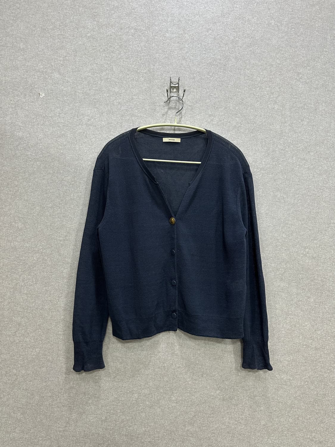 시스템 코튼린넨 가디건 상품이미지2