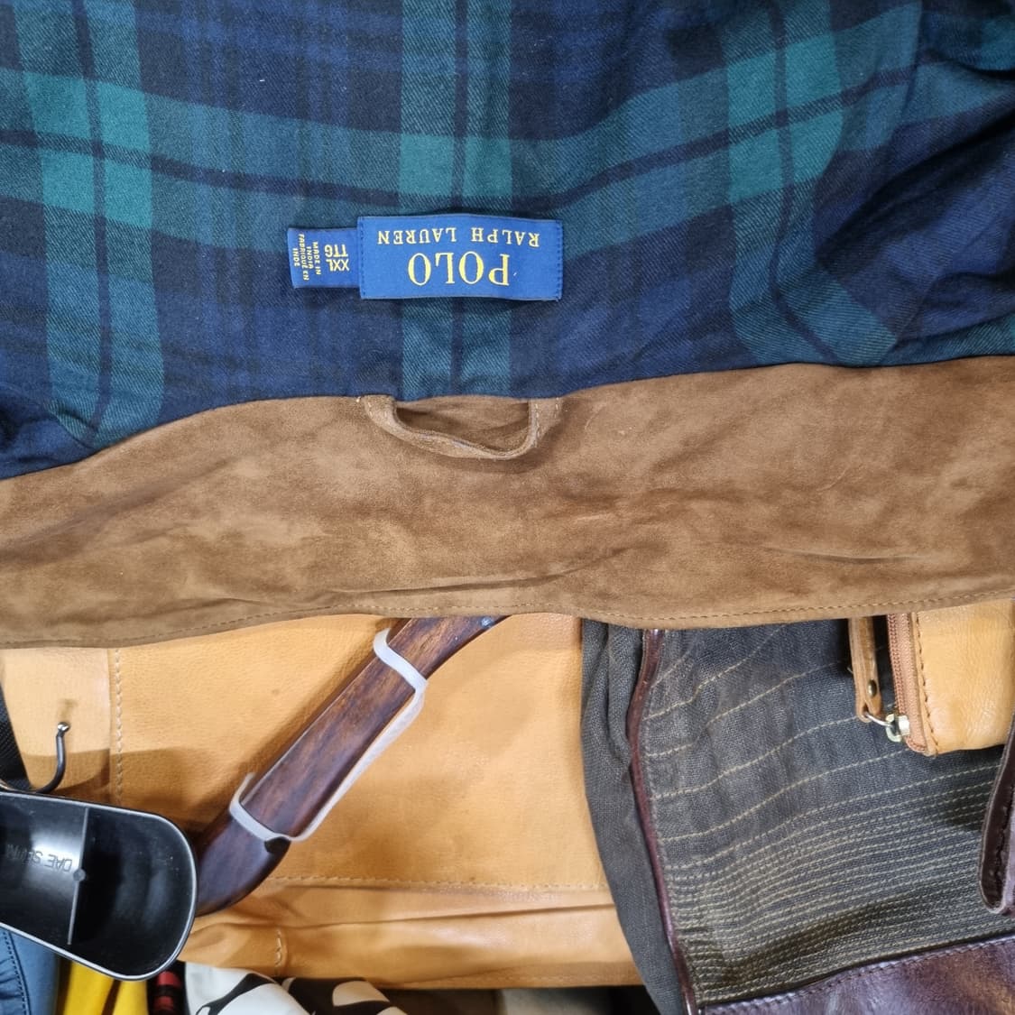 폴로 랄프로렌 스웨이드 자켓 브라운 염소가죽 상품이미지9