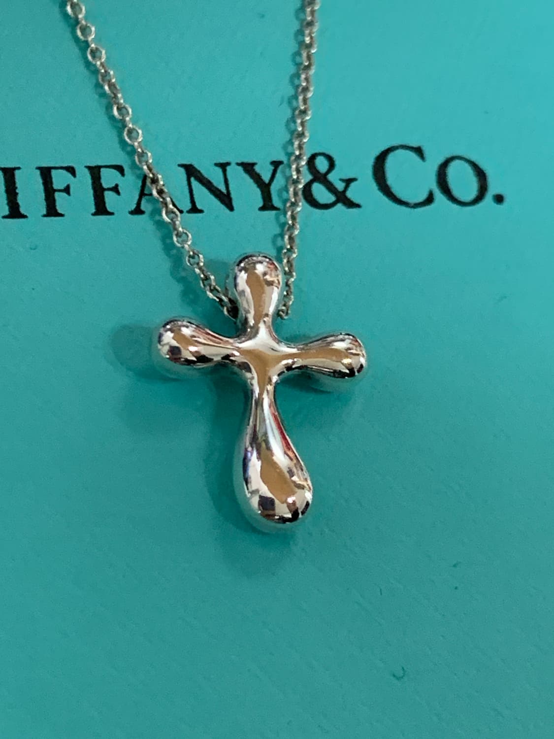 [정품] 티파니 엘사 퍼레티 크로스 펜던트 목걸이 925실버 상품이미지2