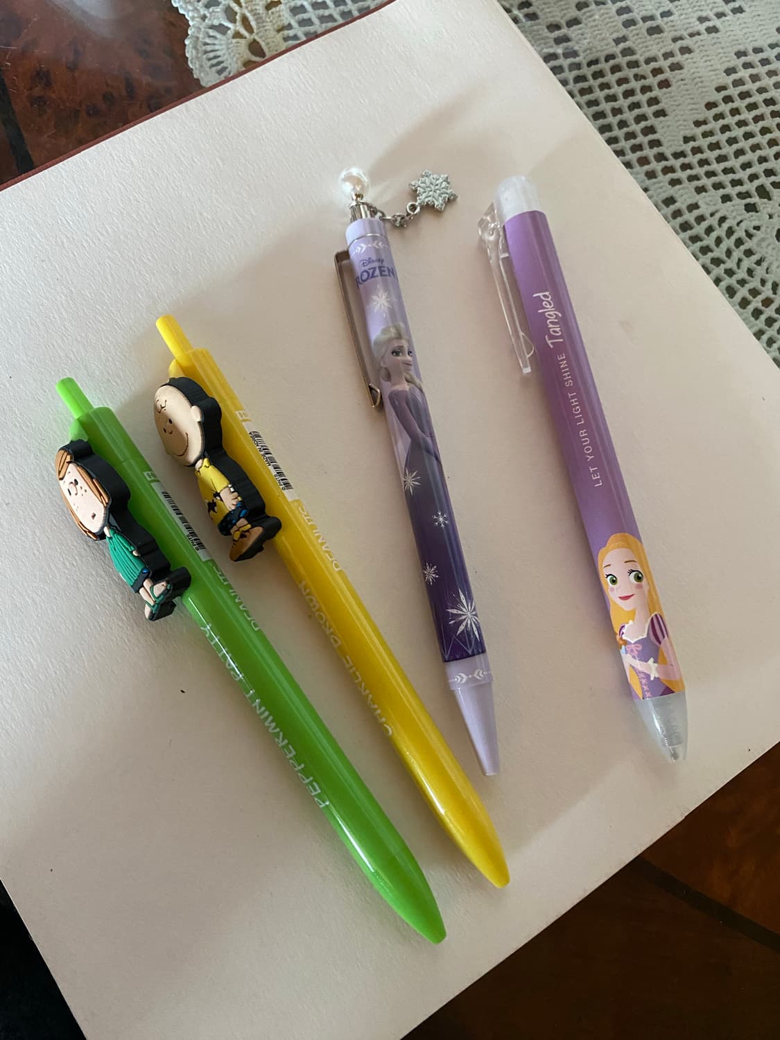 디즈니 겨울왕국/스누피 캐릭터 볼펜 세트 상품이미지5