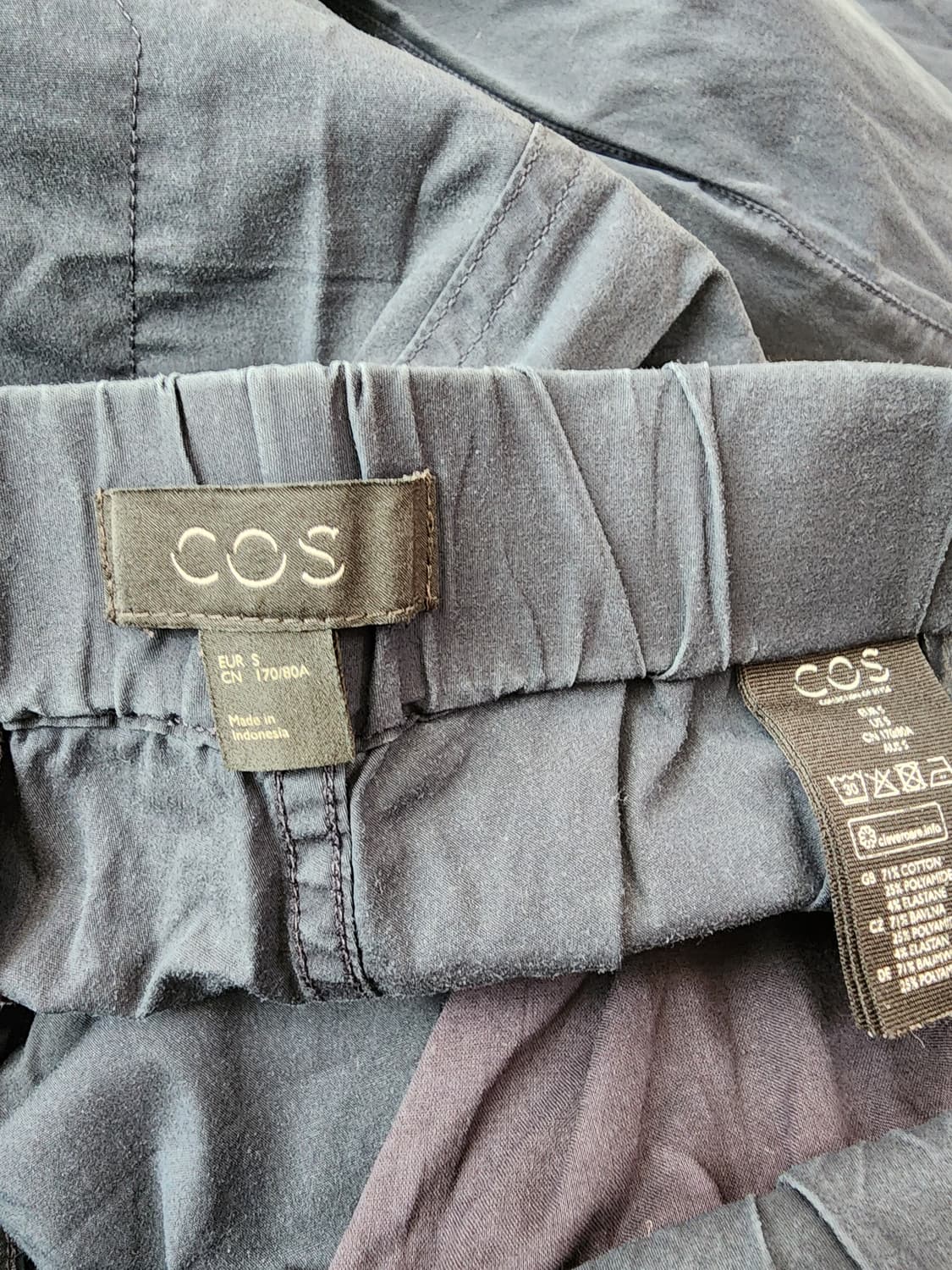 COS 코스 조거 팬츠 팜. S(29~32)사이즈 면 폴리 츄리닝 바지 상품이미지3
