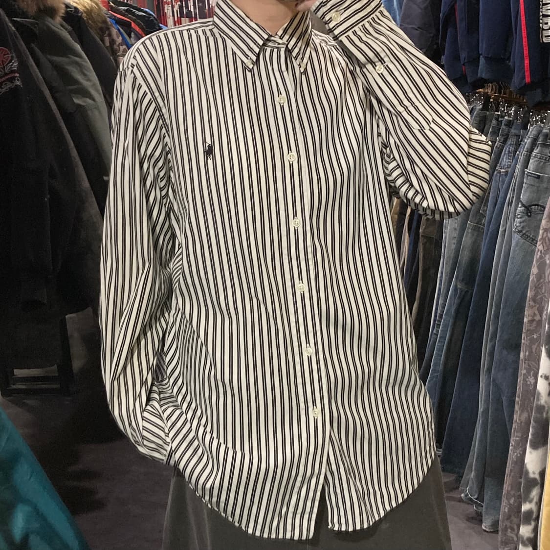 [IM] 폴로 랄프로렌 레일로드 스트라이프 클래식핏 셔츠 상품이미지2