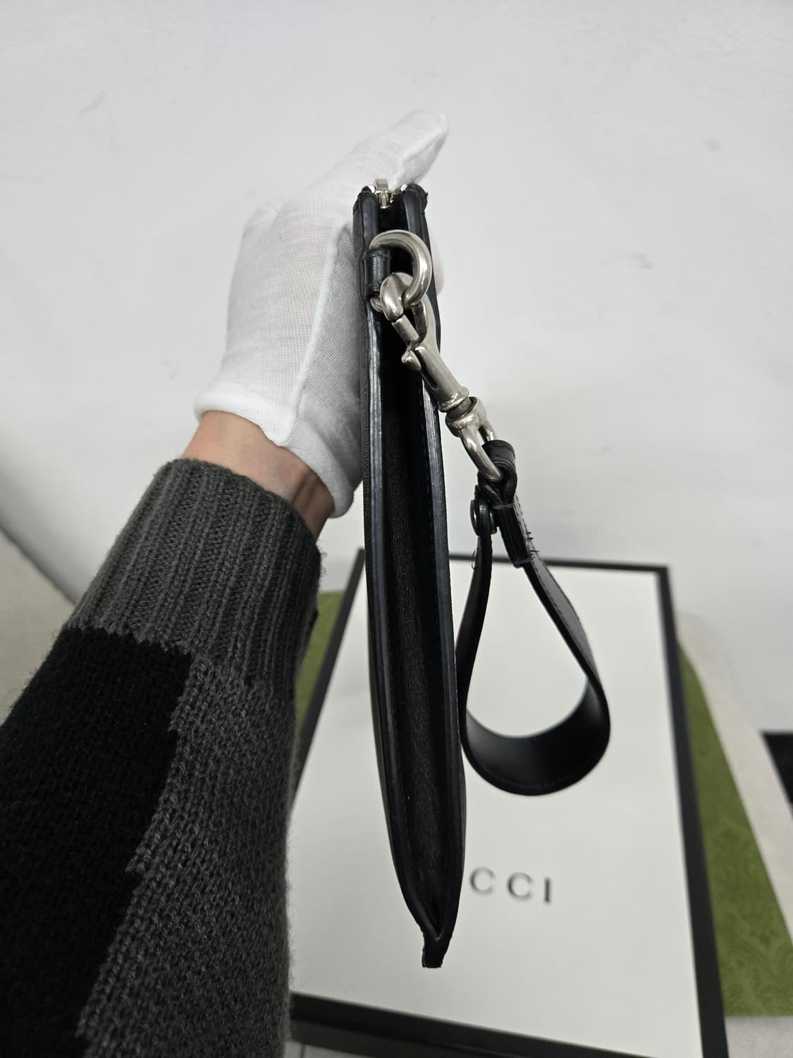 [보증서 정품] 구찌 킹스네이크 클러치백 상품이미지2