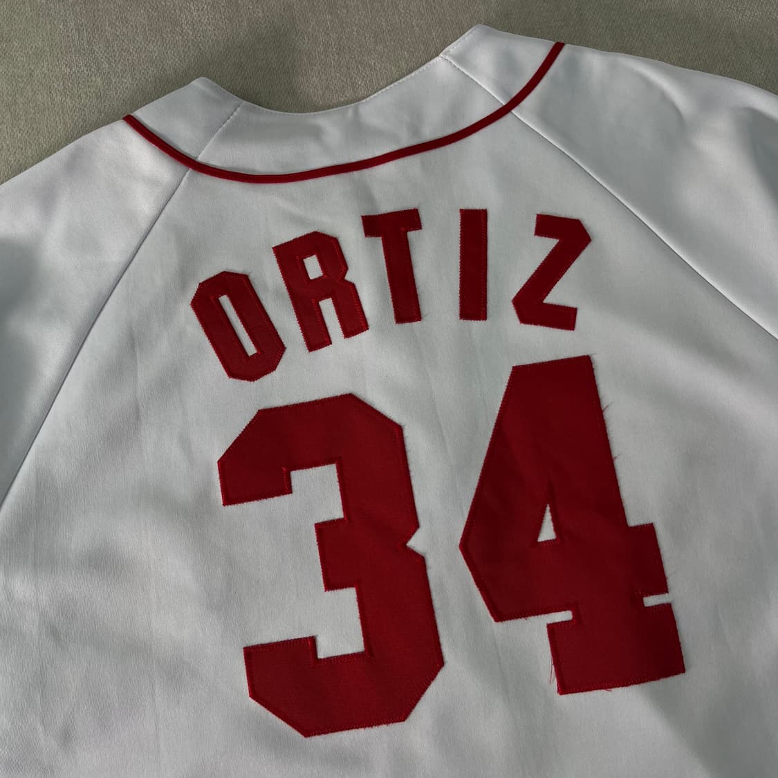 105 마제스틱 레드삭스 오티즈 유니폼 상품이미지9