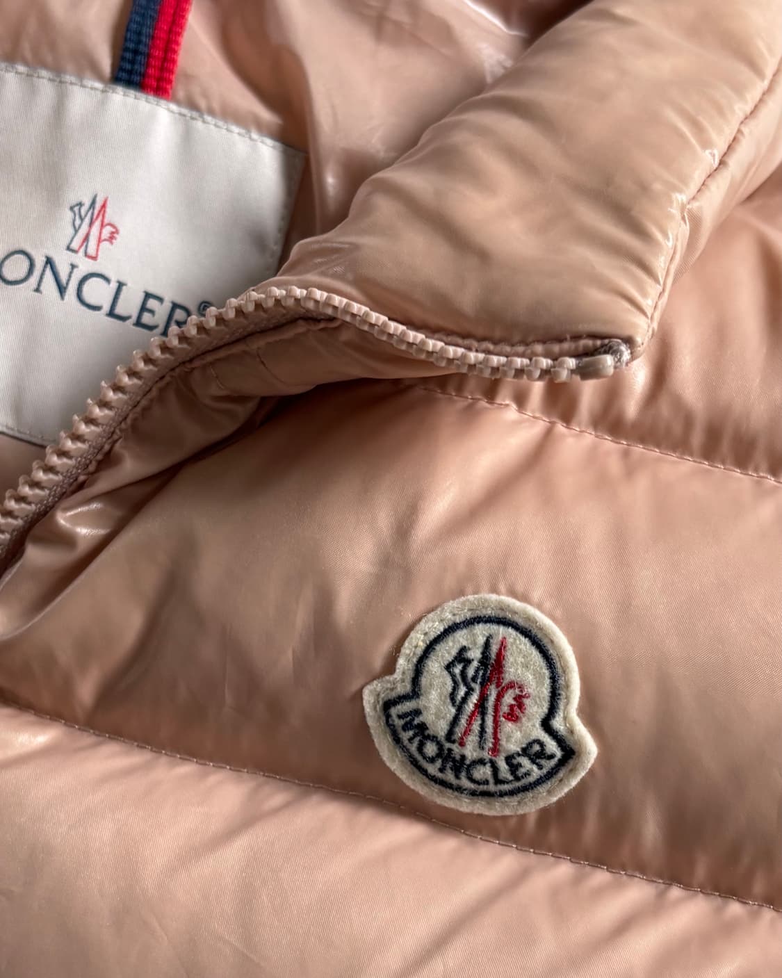 Moncler 몽클레어 구스다운 핑크컬러 패딩 베스트 상품이미지7
