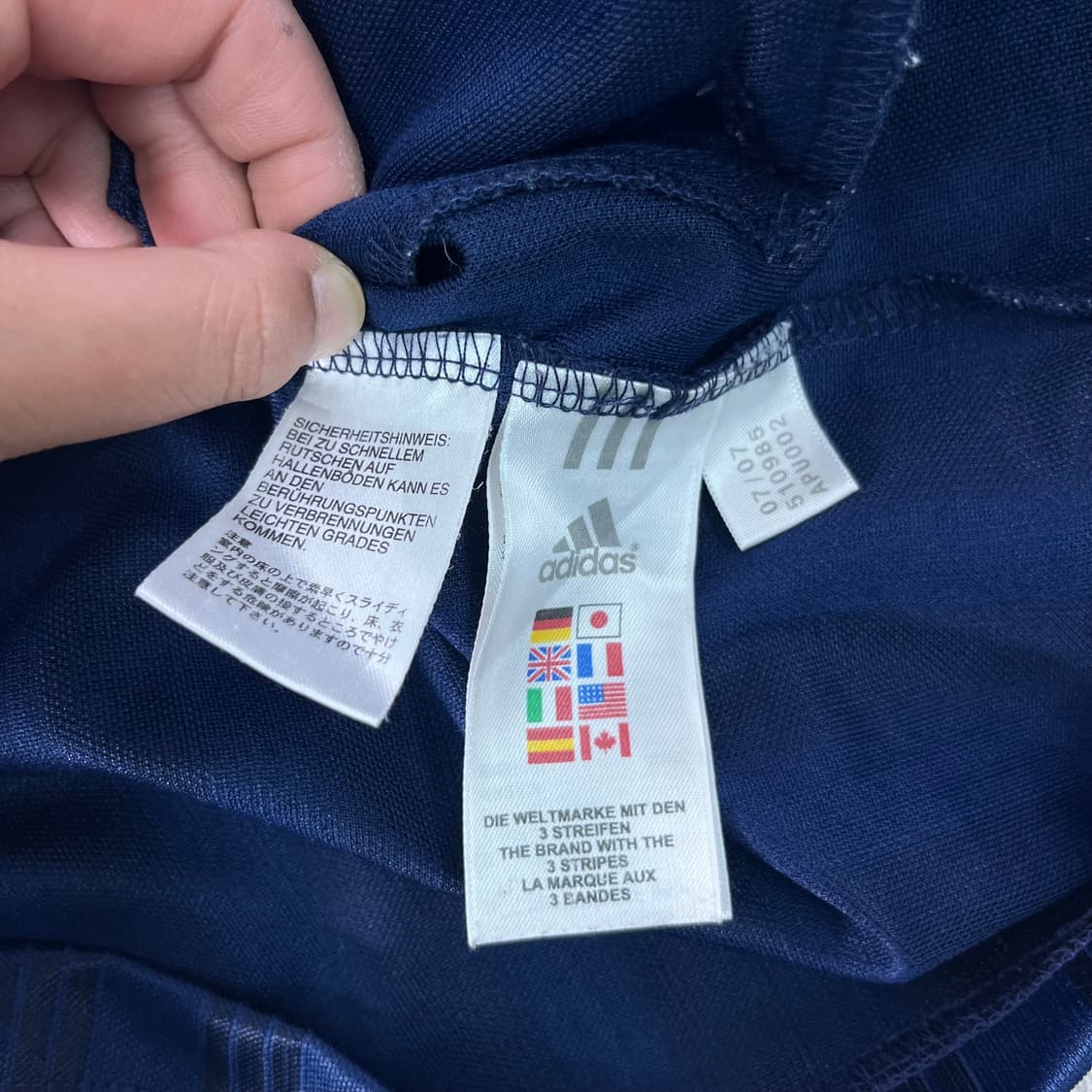 100 아디다스 백로고 스트라이프 트랙탑 져지 상품이미지6