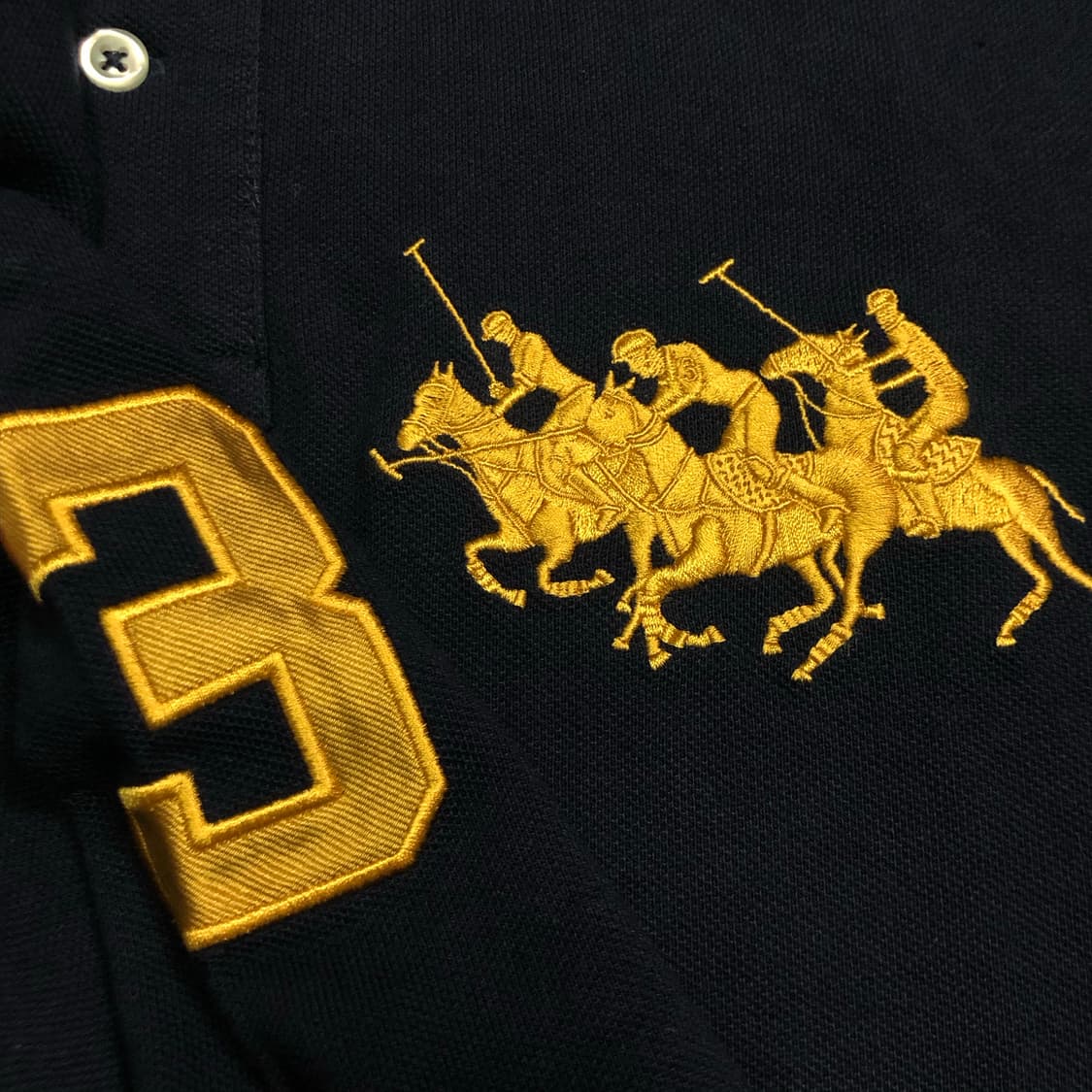 폴로 랄프로렌 금장 트리플 빅포니 카라티 상품이미지2