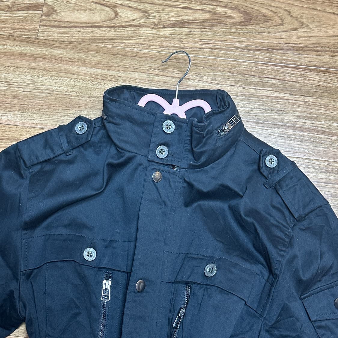 빈티지 블랙 포켓 자켓 점퍼 코이세이오깔 긱시크 고딕 모리걸 오네갸루 상품이미지2