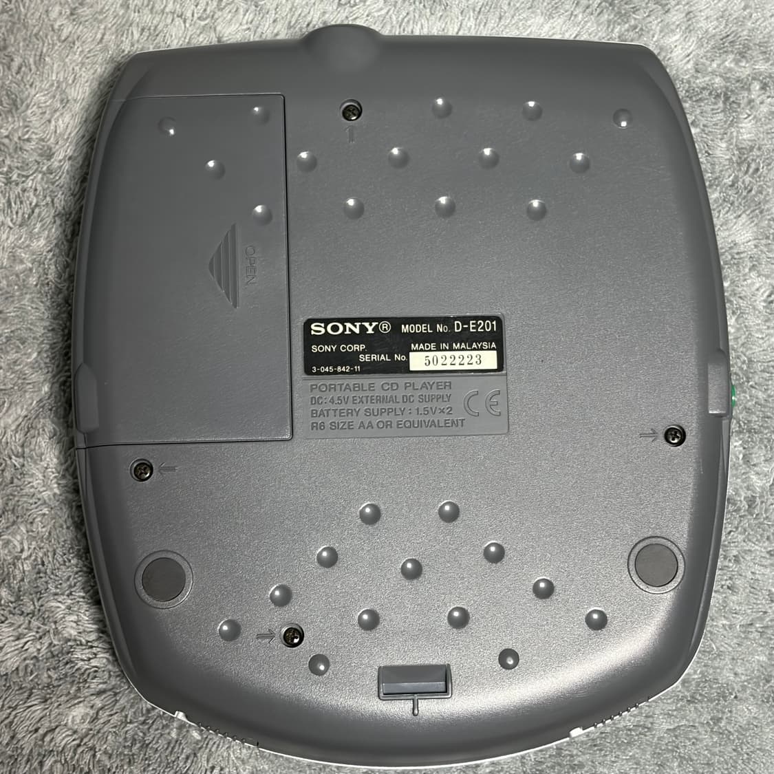 Sony DE 201 휴대용 CDP 풀박스 상품이미지5