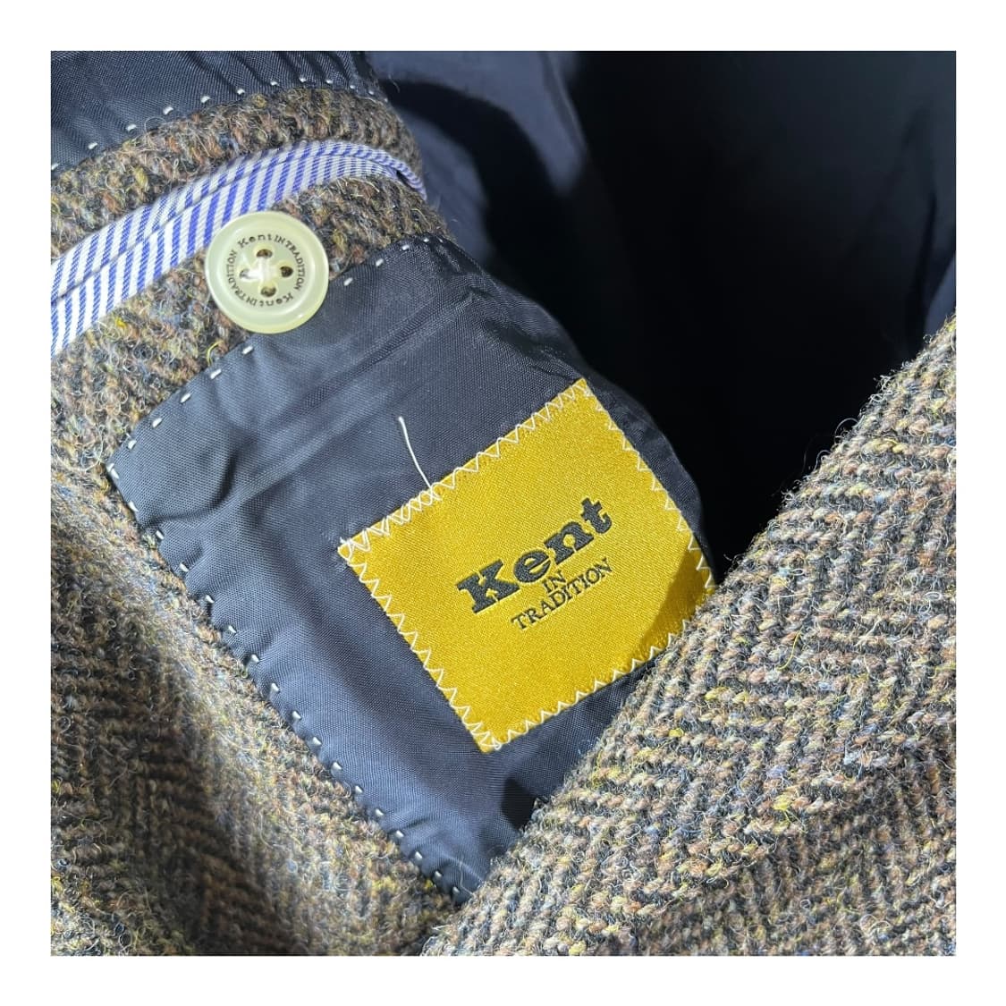 [Kent x Harris Tweed] 엘보패치 헤링본 자켓 상품이미지6