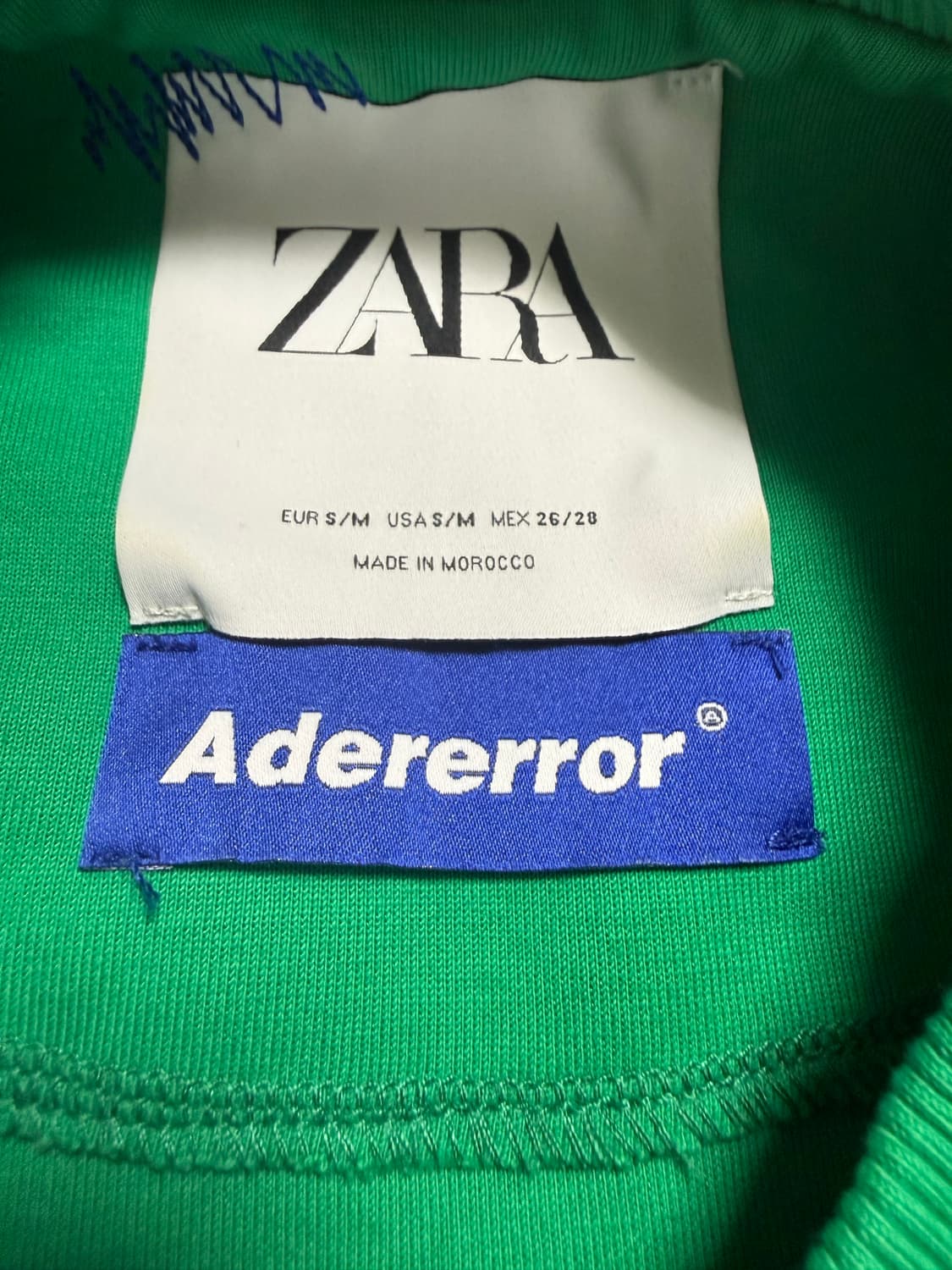 아더에러 자라 맨투맨 그린 상품이미지4