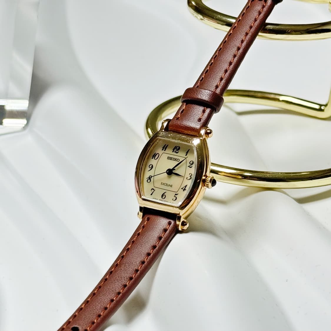 80's90's 세이코 빈티지 엑셀린 토노형 데일리 워치 상품이미지3