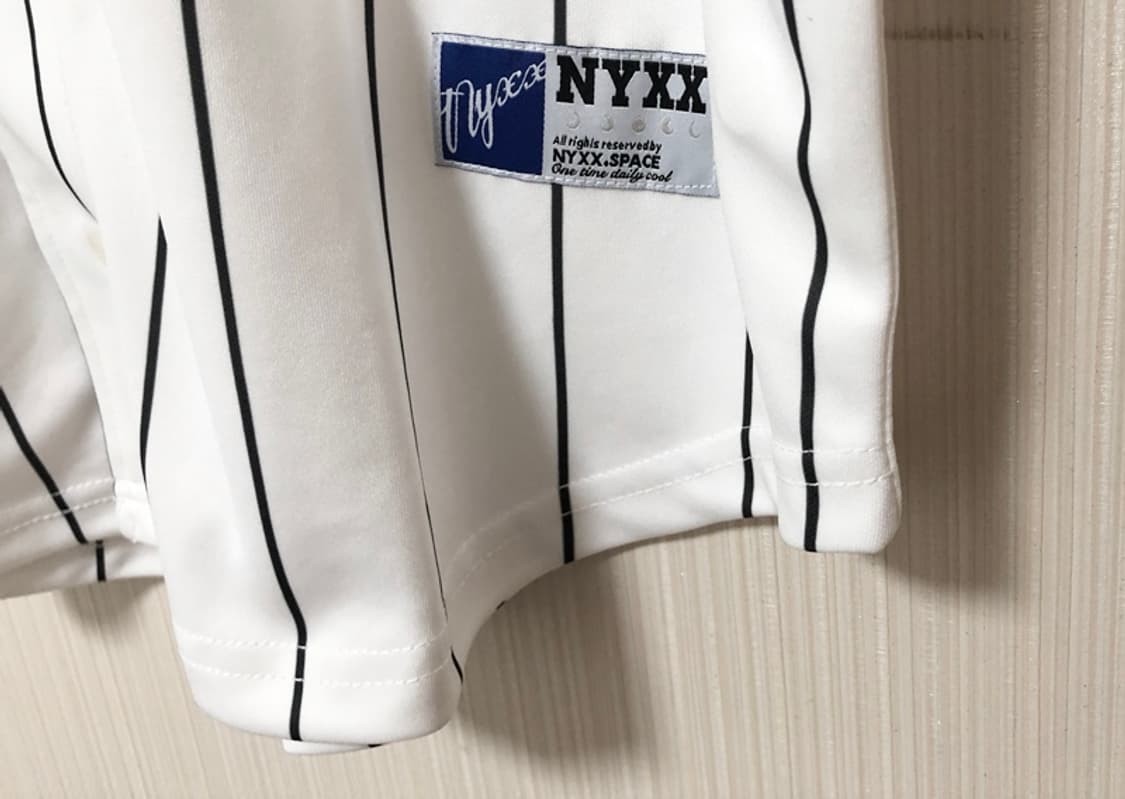엔와이엑스엑스(NYXX) 베이스볼져지 M 연예인착용 상품이미지7