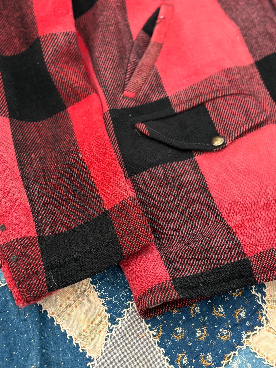 1940‘s Buffalo Check Wool Hunting Jacket 상품이미지3
