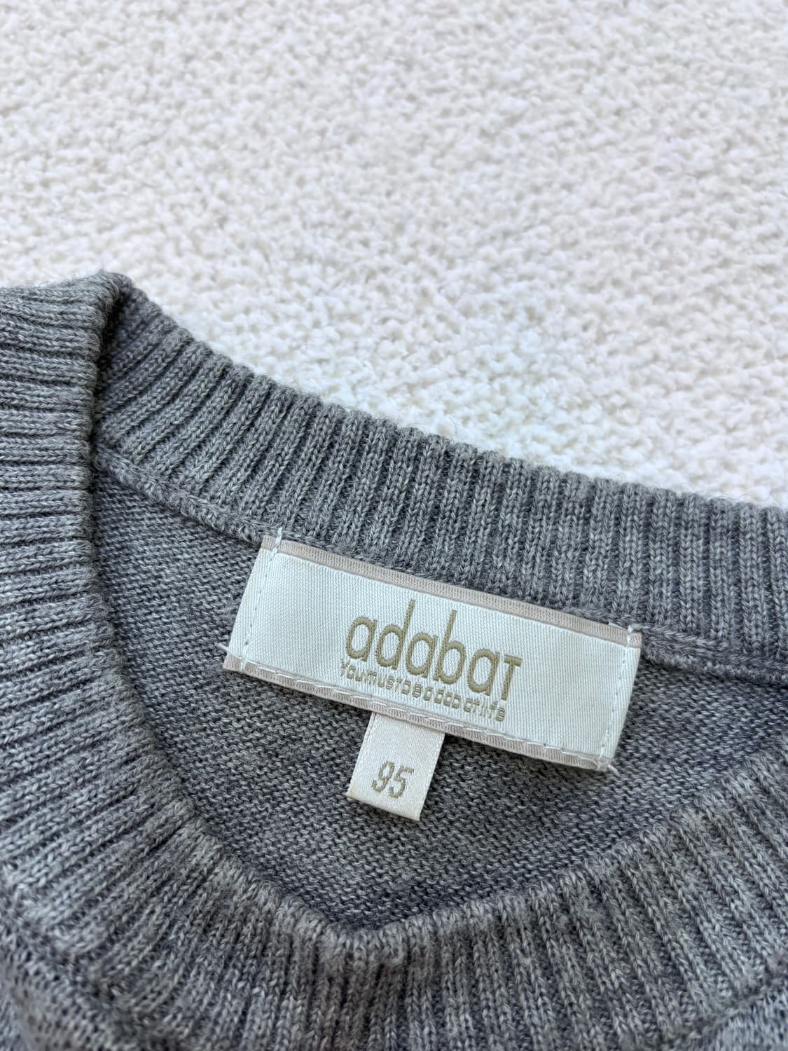 95 아다바트 남성 아가일 니트 스웨터 0305E 상품이미지3