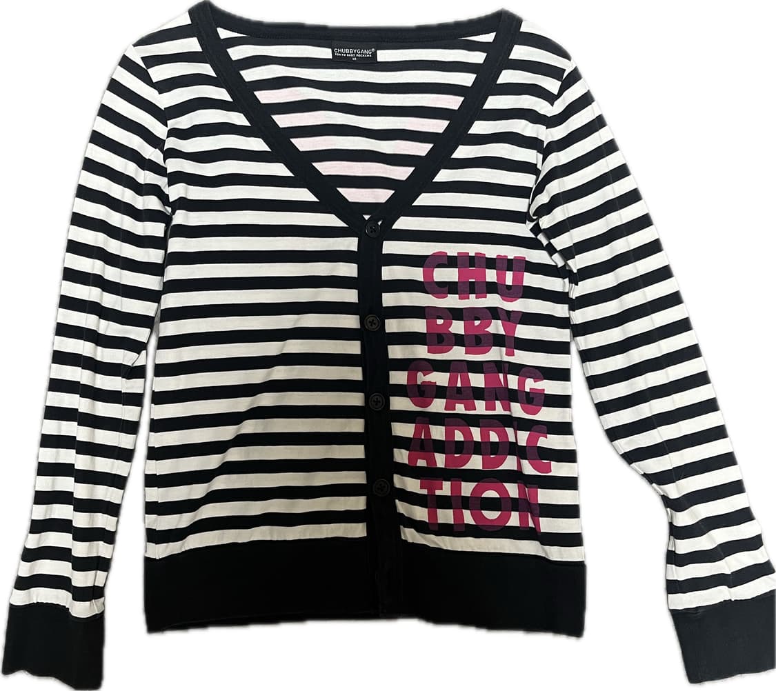 CHUBBYGANG 해골토끼 가디건 상품이미지1
