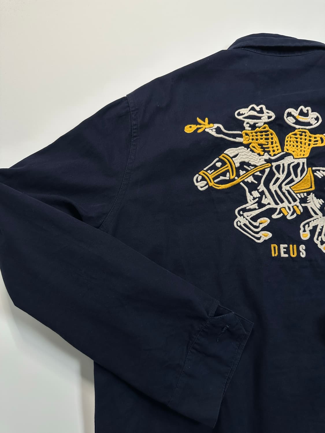 데우스 네이비 코튼 자켓 상품이미지6