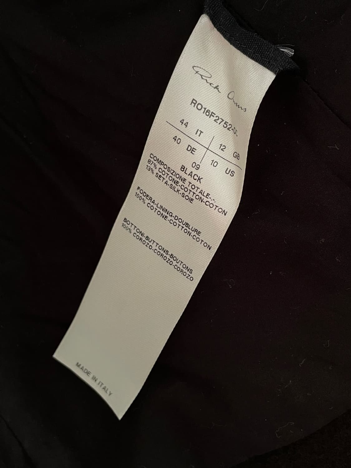 Rick Owens 16fw Mastodon Vest    상품이미지10