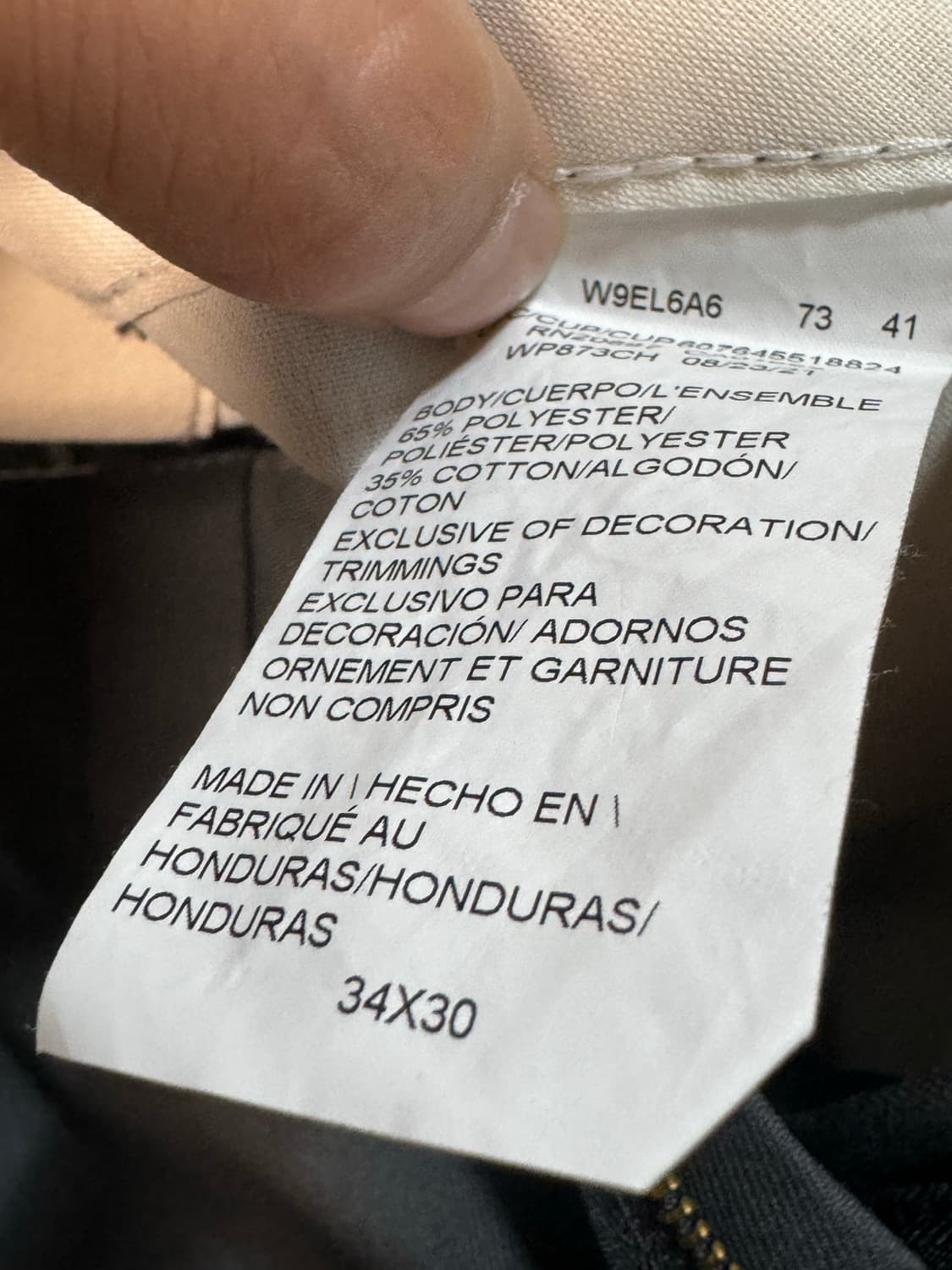 디키즈 빈티지 치노 팬츠 그레이 34/30 상품이미지5