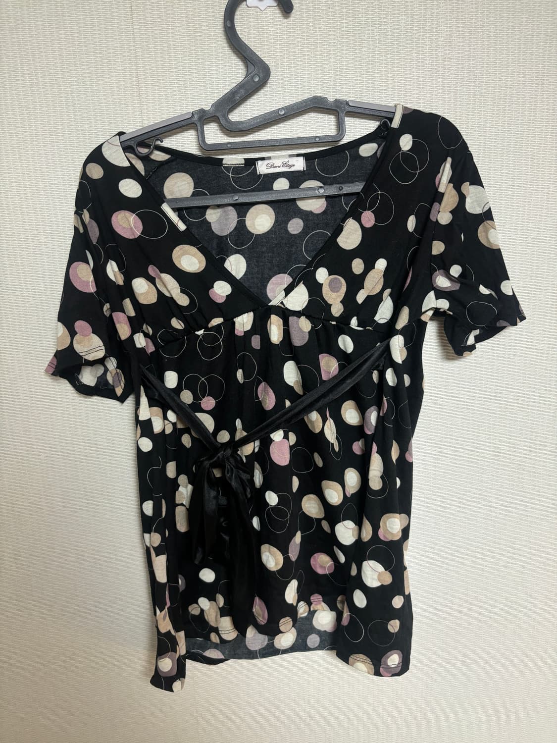 도트 리본 탑 상품이미지5