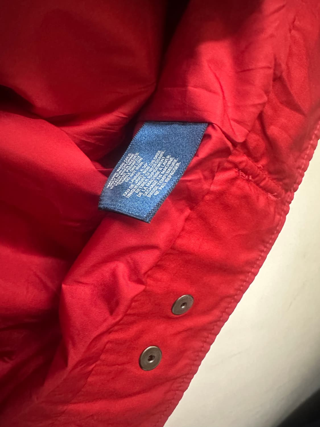 폴로랄프로렌 레드 바람막이 집업 상품이미지4
