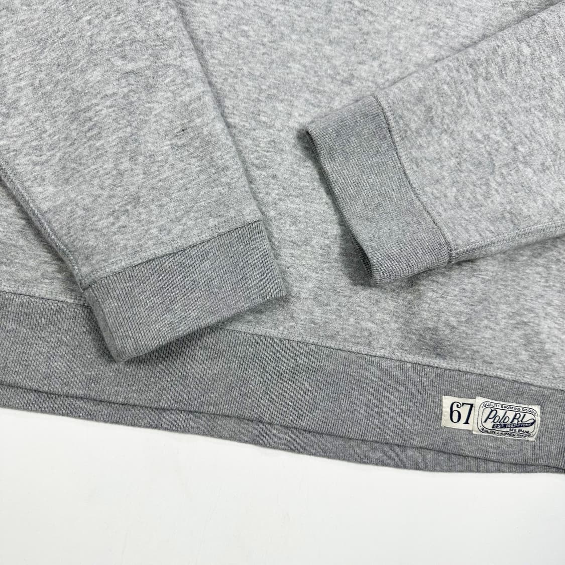 폴로 랄프로렌 클래식 그레이 맨투맨 (M) 상품이미지4