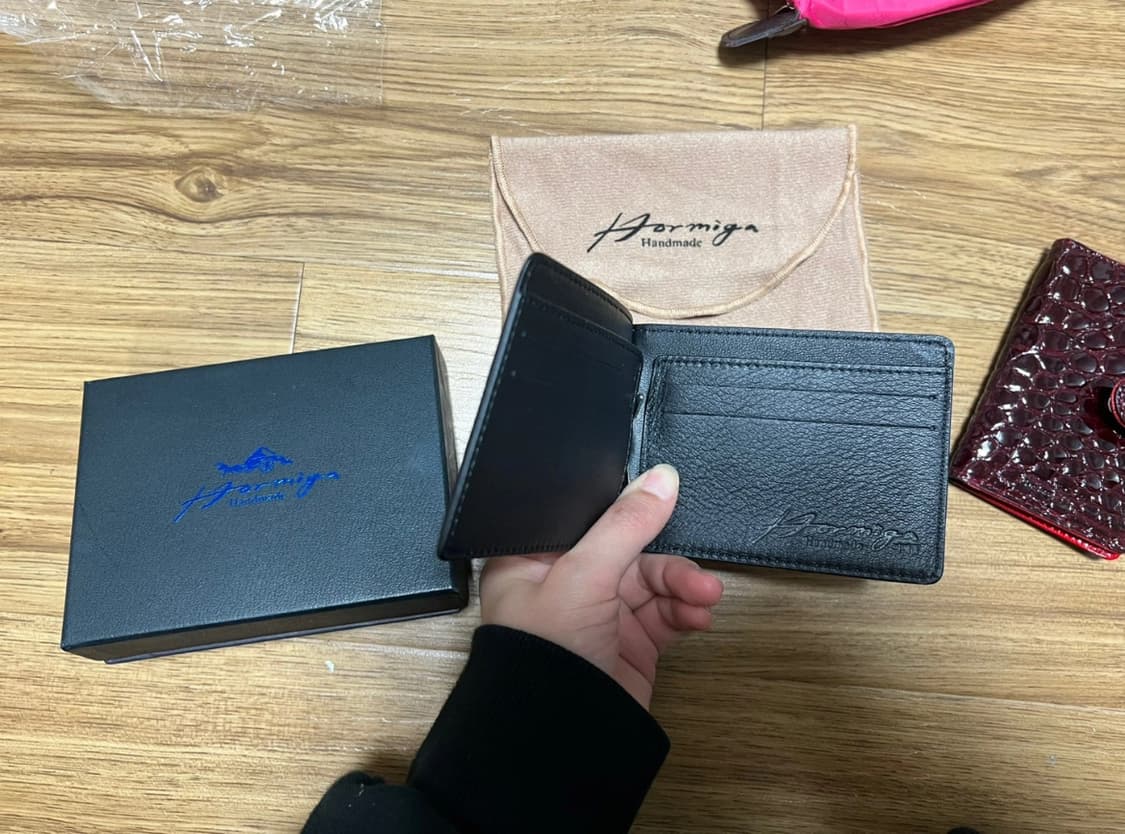 새상품 아르미가 가죽 지갑 세트 상품이미지2