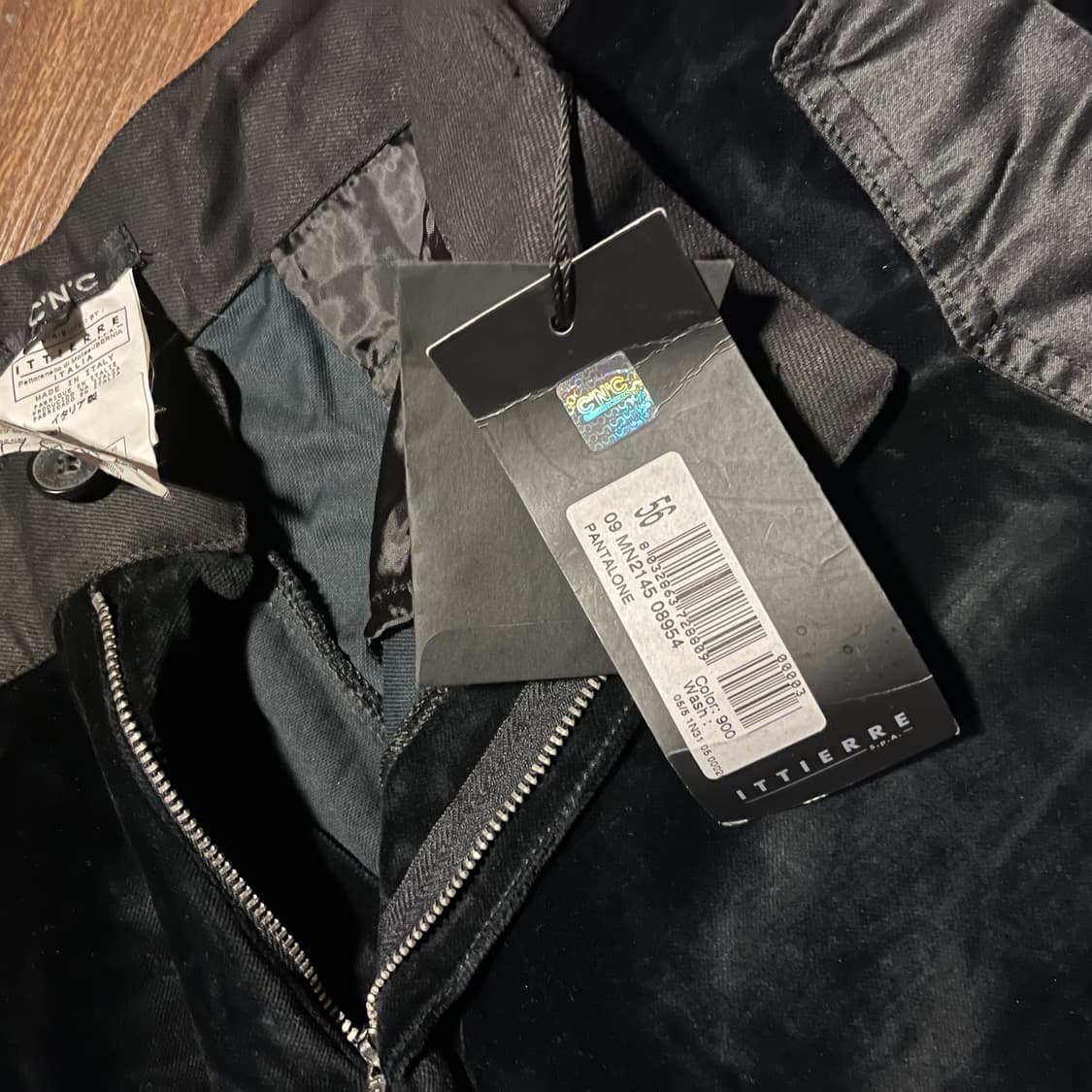 CNC Italian-Made Velvet Wide Pants 상품이미지5