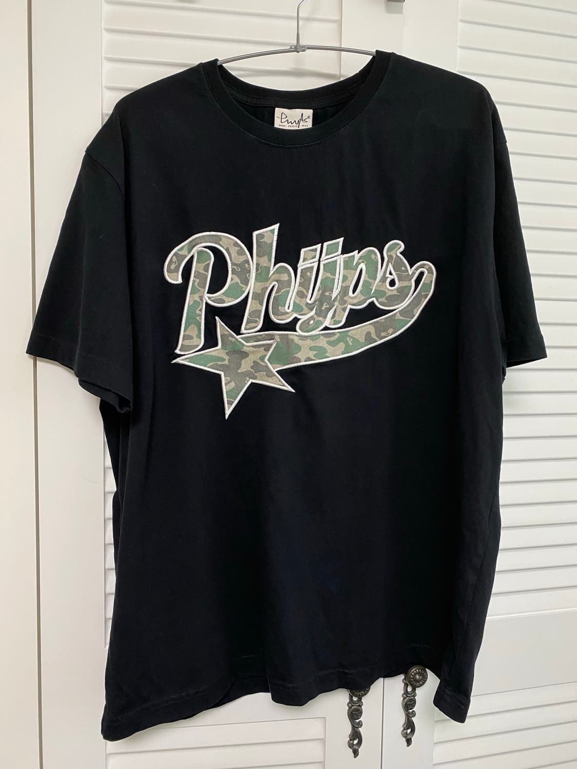 피지컬디파트먼트 스타테일 로고 반팔 티셔츠 카모 M 상품이미지2