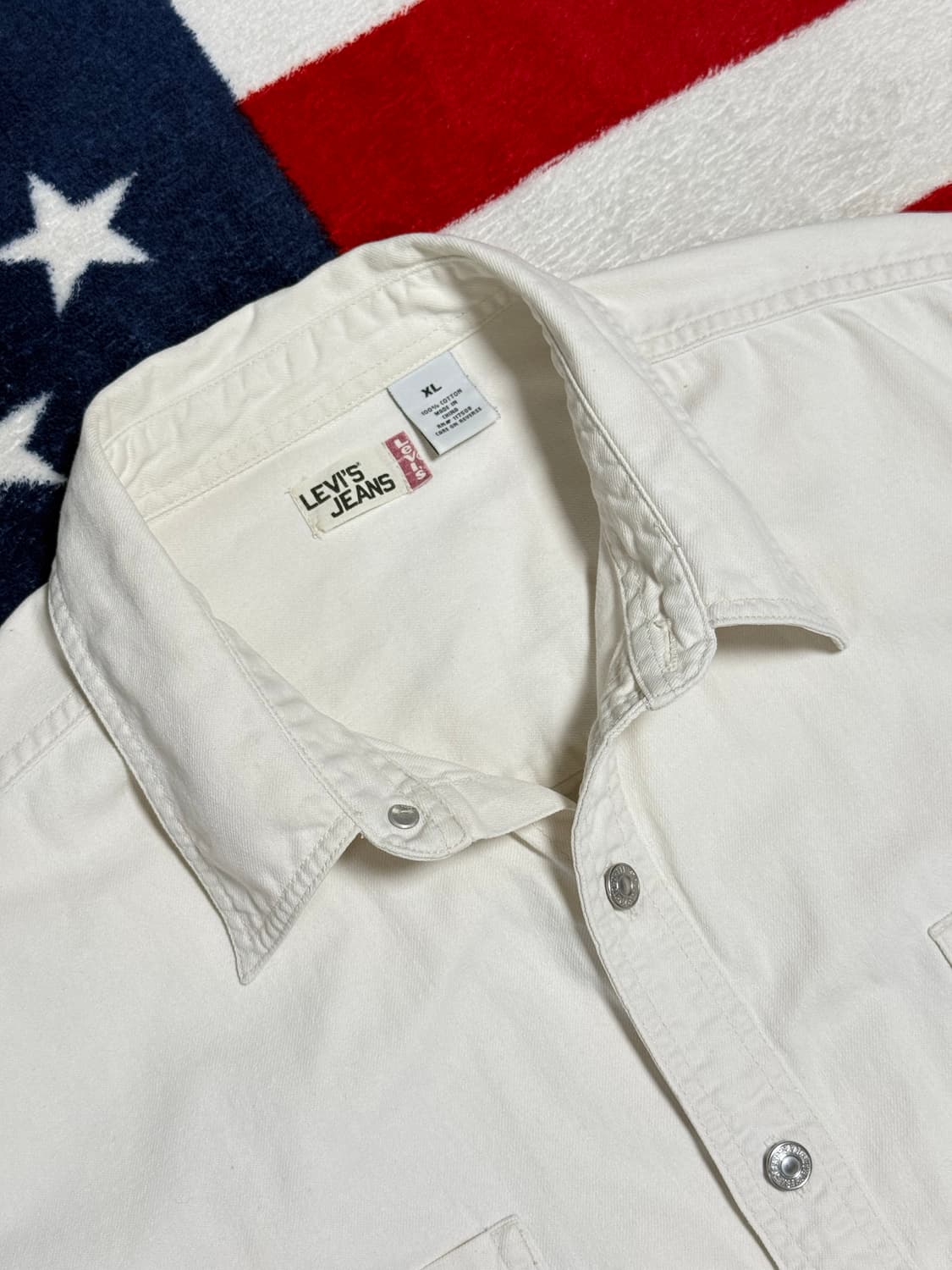 리바이스 데님워크셔츠 Levi’s Denim Work Shirt [XL] 상품이미지7