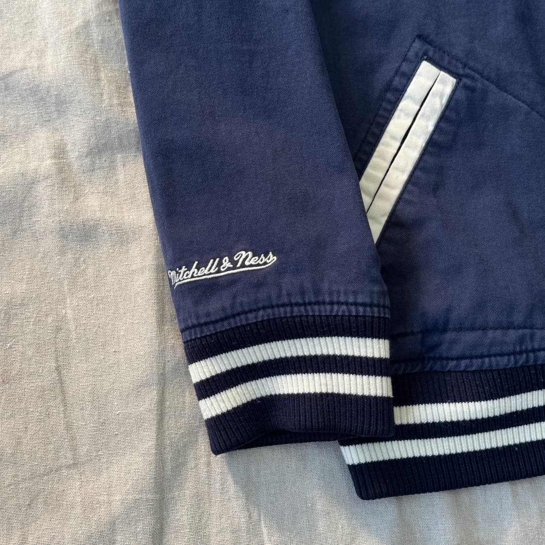 미첼앤네스 양키즈 코튼 봄버 M 상품이미지3