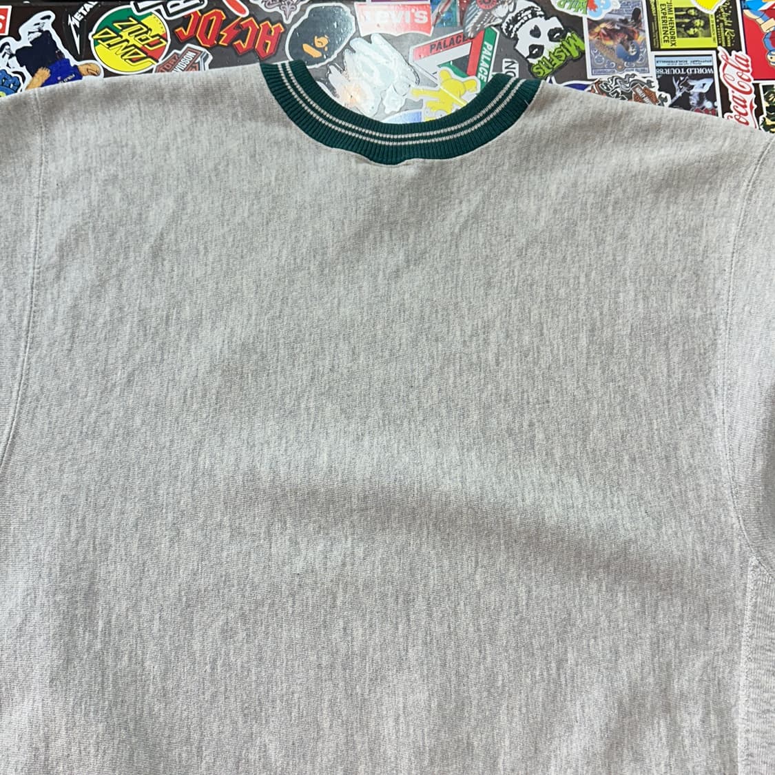 90s USA 챔피온 리버스위브 링거 스웻셔츠 XL 상품이미지5