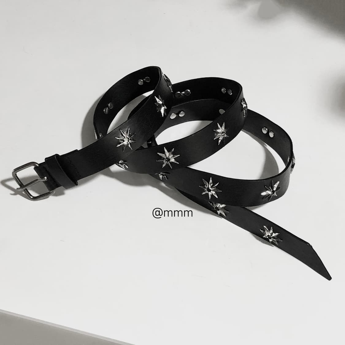 [Unisex] 별 아일렛 가죽벨트 상품이미지8