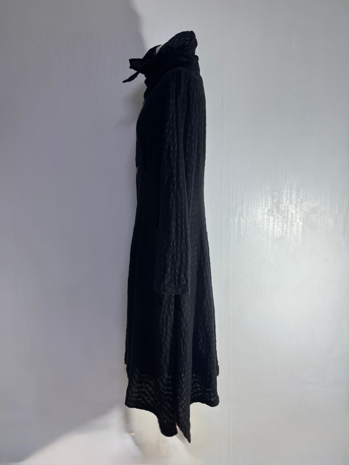 Takezo toyoguchi 수축 가공 울 롱 코트 요지야마모토  상품이미지3