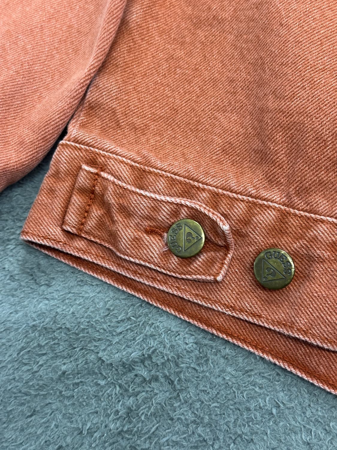 90s Guess by Georges Marciano 데님자켓 XXL 상품이미지6