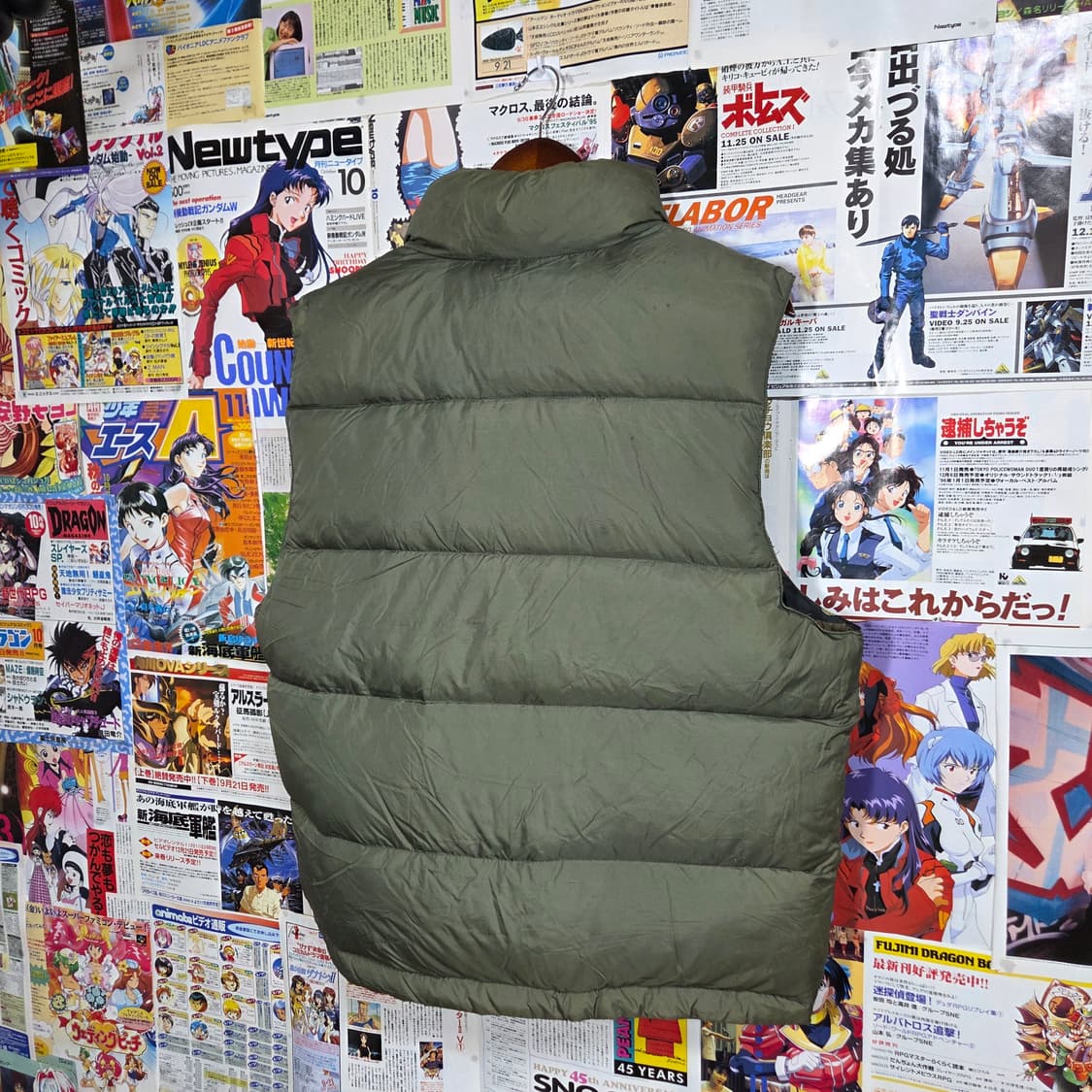 JPN 밀리터리 카모 리버시블 패딩 베스트 상품이미지9