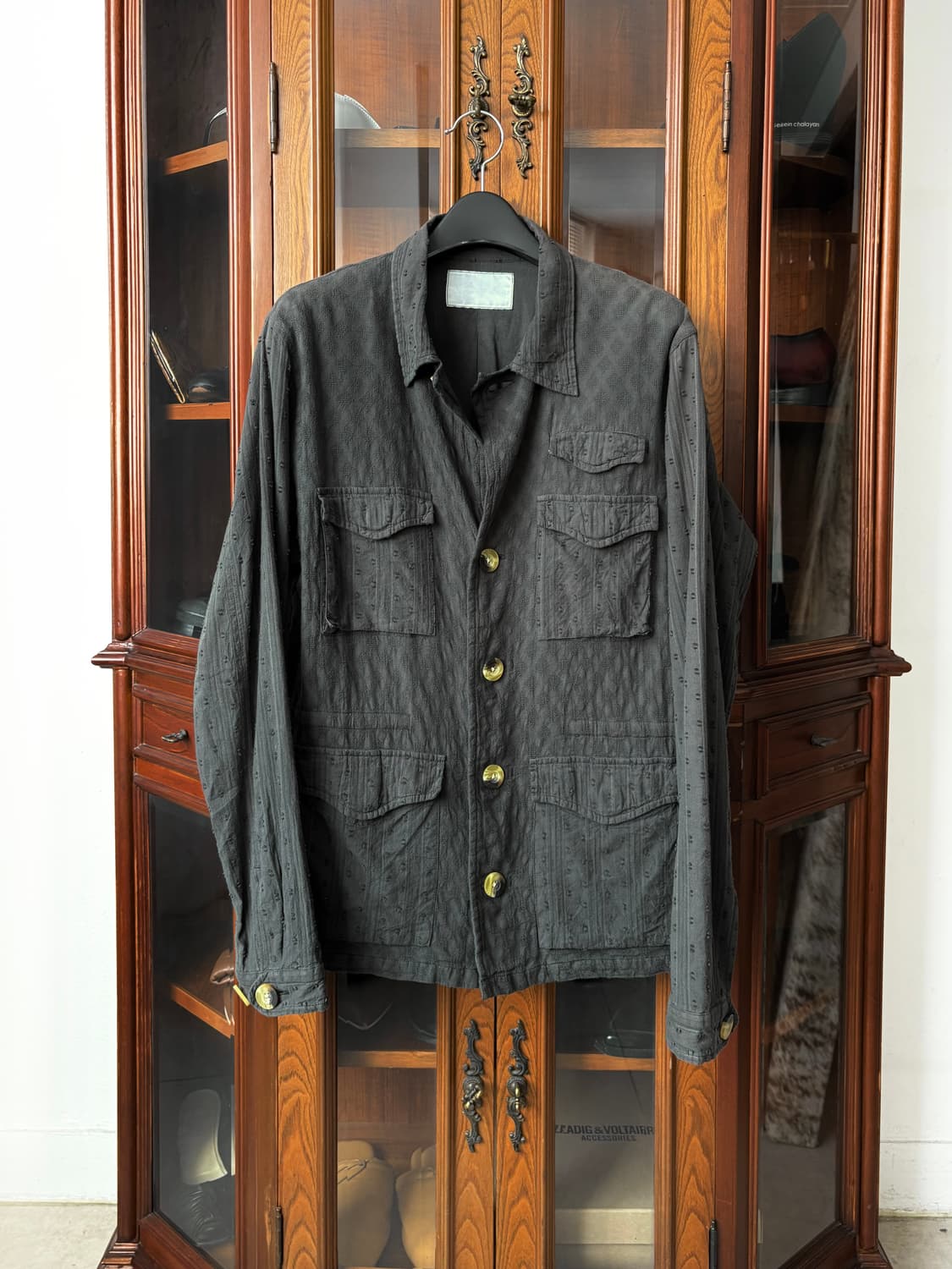 노마 텍스타일 디자인 가먼트 다잉 유틸리티 셔츠 자켓 상품이미지1